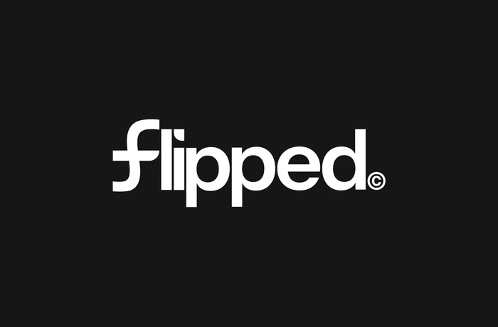 Flipped logo