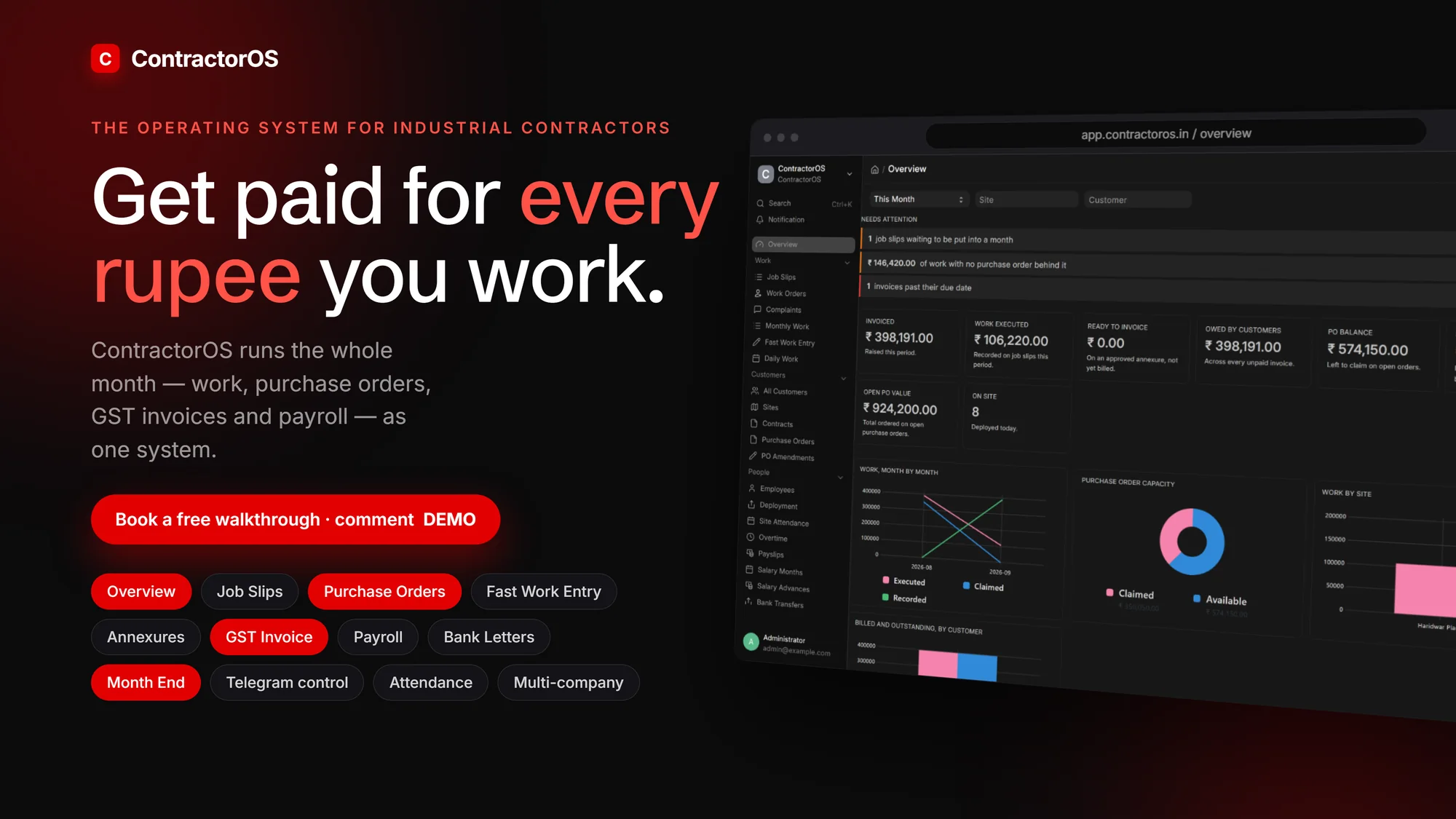 ContractorOS overview