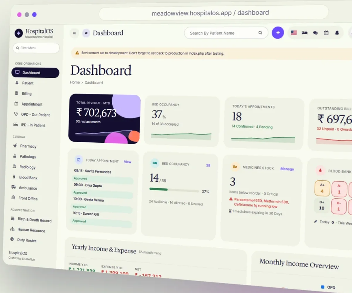 HospitalOS — the calm operating system for modern care